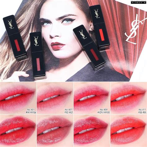 ysl glossy stain swatches 16|YSL vinyl cream lip stain.